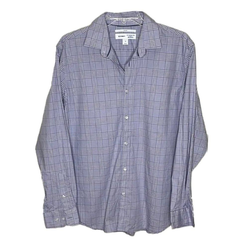 ❤️ 🆕 OLD NAVY Slim Fit Button Down Shirt Size XL